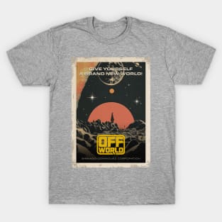 Off-world Ad. Blade Runner — Vintage space poster T-Shirt